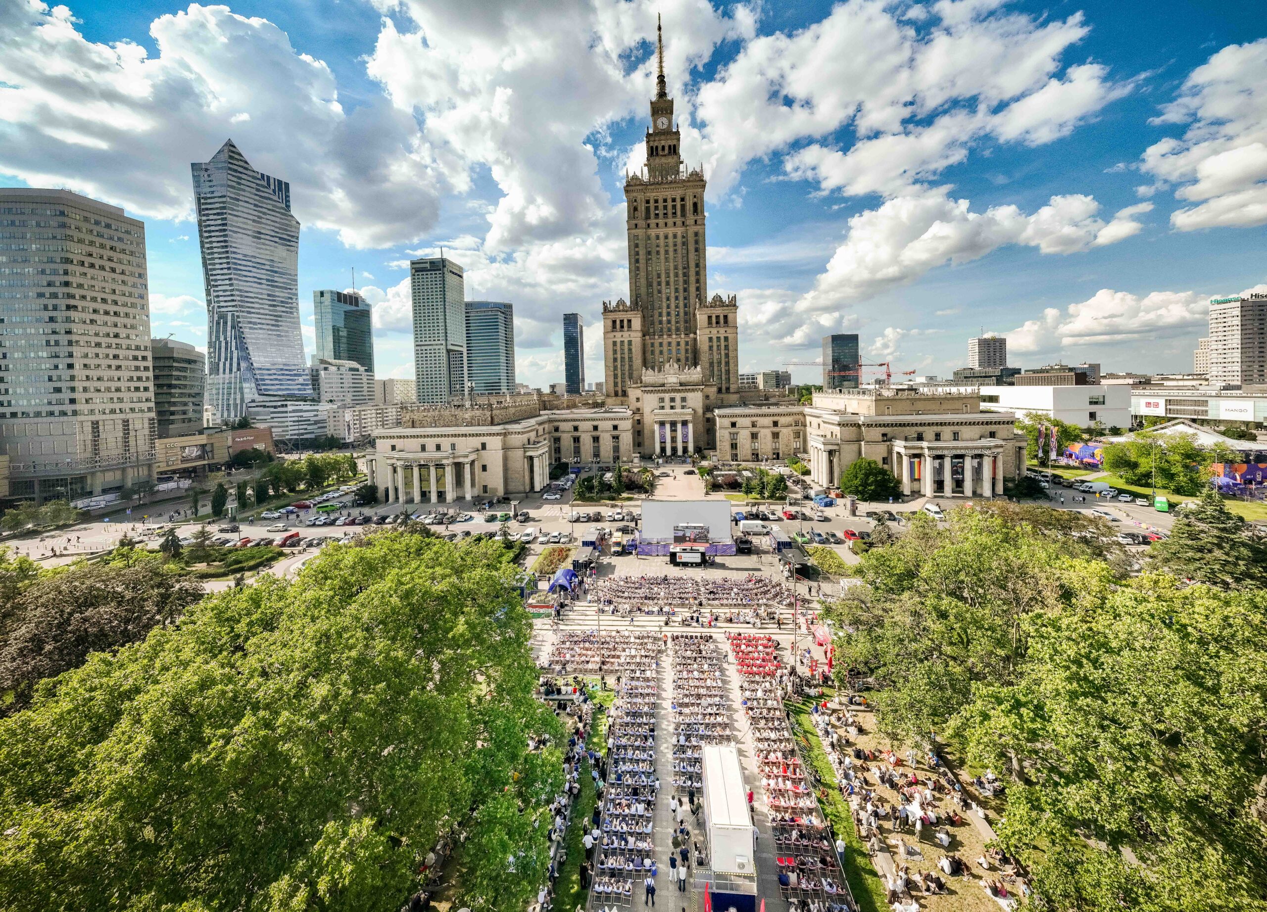Finał Roland-Garros na Placu Defilad